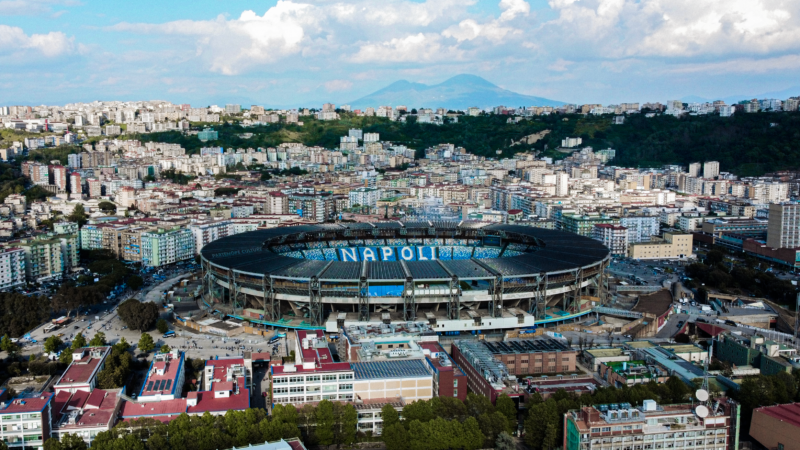 STADIO DIEGO ARMANDO MARADONA 3 SCUDETTO NAPOLI